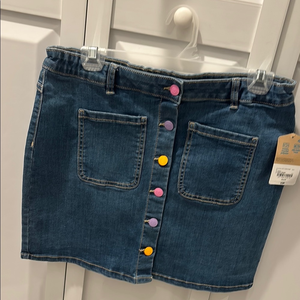 Blue Jean Mini Pencil Skirt Casual
